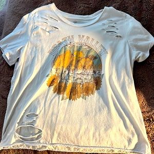 Buckle distressed western shirt